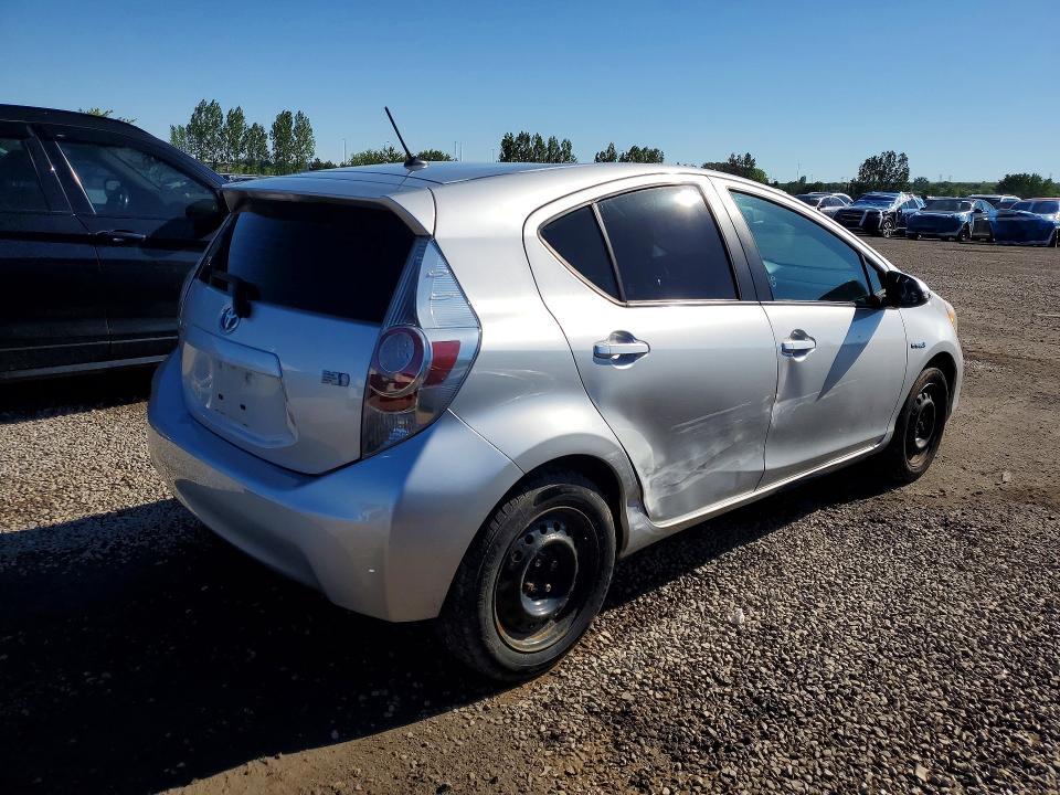 2014 Toyota VIN JTDKDTB31E1071408 COPART salvage auction — SIDE, On - Permit No Brand - Unfit, sold $2,150 on 2026-07-07 (photo 3)