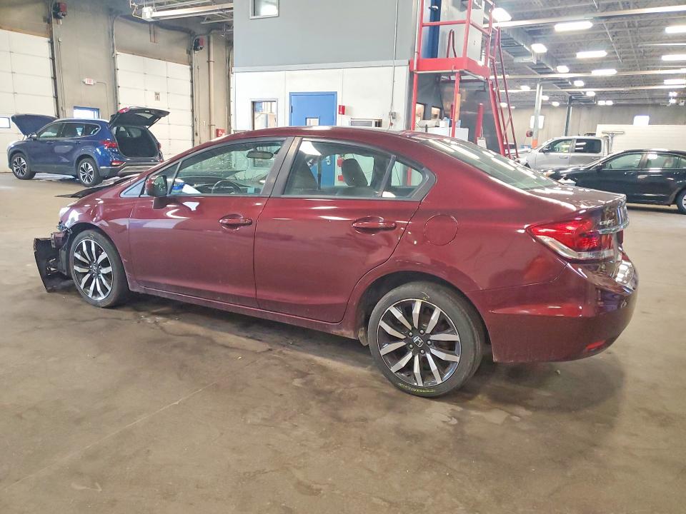 2015 Honda Civic VIN 19XFB2F92FE023818 COPART salvage auction — FRONT END, Mn - Cert Of Title-Salvage, sold $825 on 2026-07-02 (photo 2)