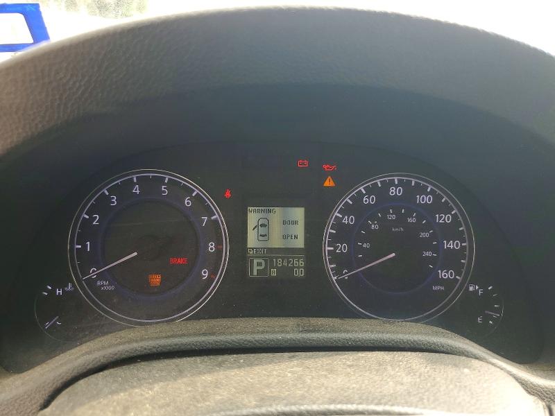 2011 Infiniti G25 VIN JN1DV6AP7BM600921 COPART salvage auction — WATER/FLOOD, TX - SALVAGE VEHICLE TITLE (P), sold $200 on 2026-07-07 (photo 9)