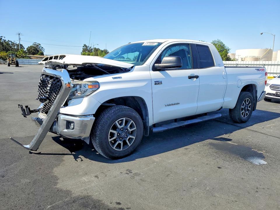 2018 Toyota Tundra VIN 5TFUY5F11JX726904 COPART salvage auction — FRONT END, Ca - Salvage Certificate, sold $14,400 on 2026-07-06 (photo 1)