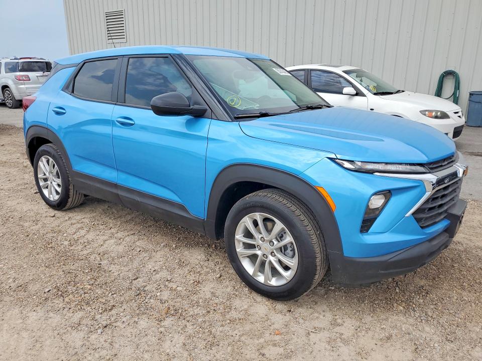 2026 Chevrolet VIN KL79MMSL5TB011477 COPART salvage auction — SIDE, Tx - Certificate Of Title (P), sold $12,500 on 2026-07-29 (photo 4)
