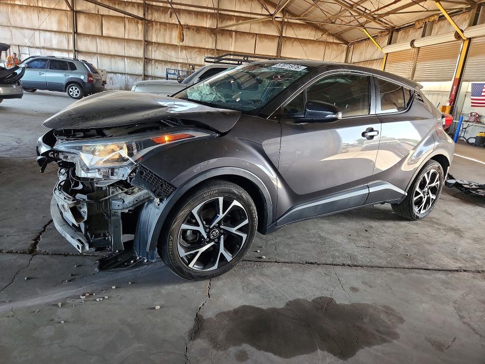 2018 Toyota C-hr VIN NMTKHMBX0JR034634 COPART salvage auction — FRONT END, Az - Cert Of Title - Salvage, sold $275 on 2026-07-22 (photo 1)