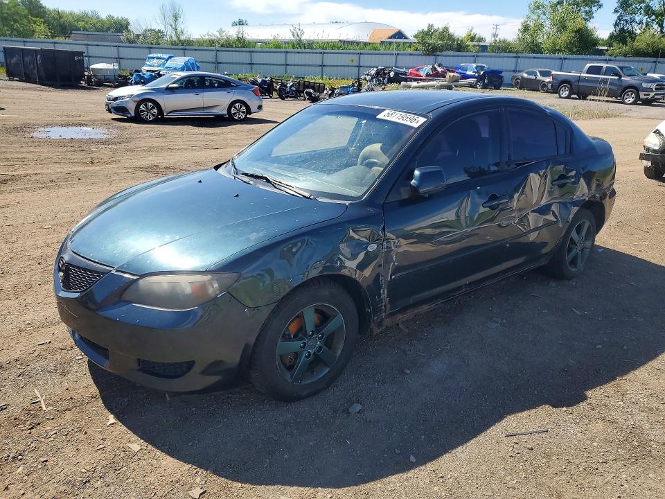 2004 Mazda 3 VIN JM1BK12F841215619 COPART salvage auction — SIDE, Oh - Cert Of Title-Salvage, sold $275 on 2026-07-09 (photo 1)