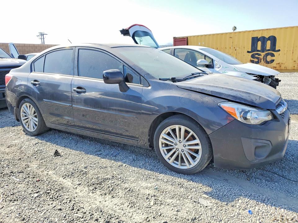 2012 Subaru Impreza VIN JF1GJAD66CH024525 COPART salvage auction — MINOR DENT/SCRATCHES, Ca - Cert Of Title-Salvaged, sold $375 on 2026-07-08 (photo 4)