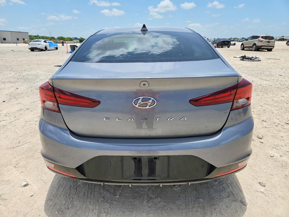 2019 Hyundai Elantra VIN KMHD84LF6KU826070 COPART salvage auction — FRONT END, TX - SALVAGE VEHICLE TITLE (P), sold $950 on 2026-07-23 (photo 6)