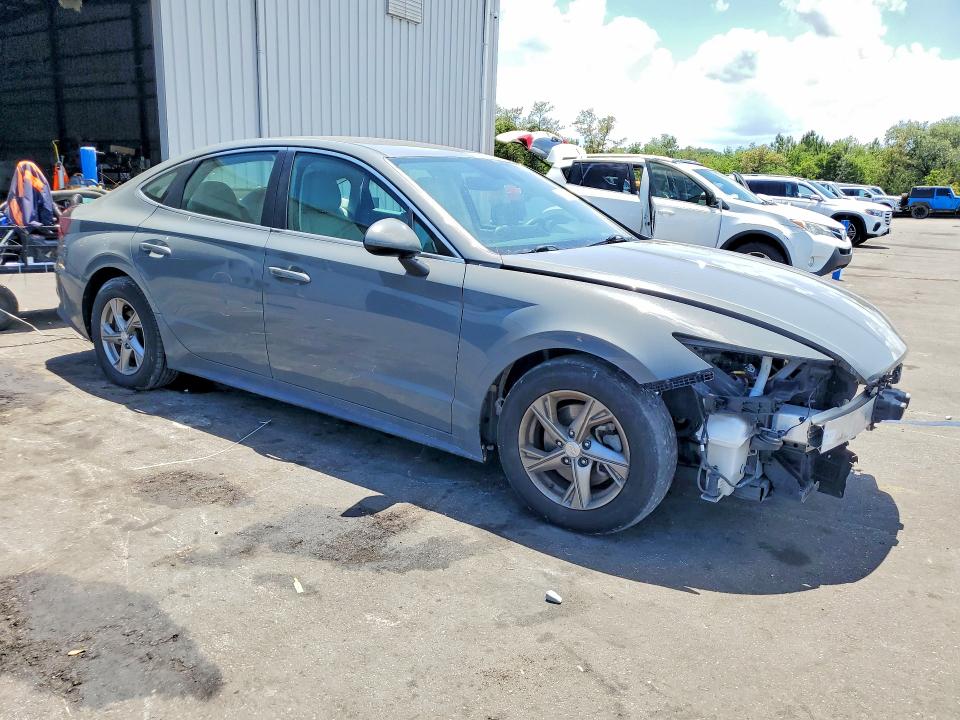 2021 Hyundai Sonata VIN 5NPEG4JA5MH093574 COPART salvage auction — FRONT END, Fl - Certificate Of Destruction, sold $2,550 on 2026-07-27 (photo 4)