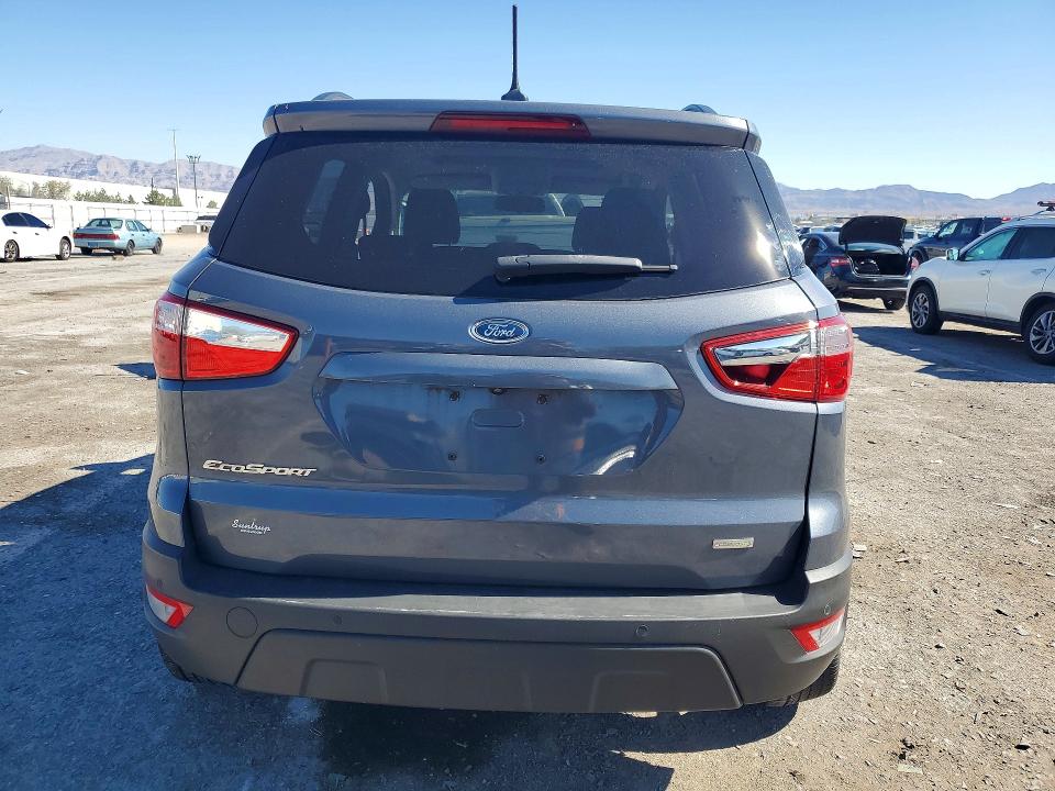 2018 Ford Ecosport VIN MAJ3P1TE7JC194554 COPART salvage auction — REAR END, Nv - Salvage Title, sold $2,500 on 2026-07-30 (photo 6)