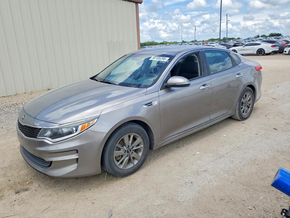 2016 Kia Optima VIN 5XXGT4L16GG087302 COPART salvage auction — MECHANICAL, Tx - Certificate Of Title, sold $995 on 2026-07-09 (photo 1)