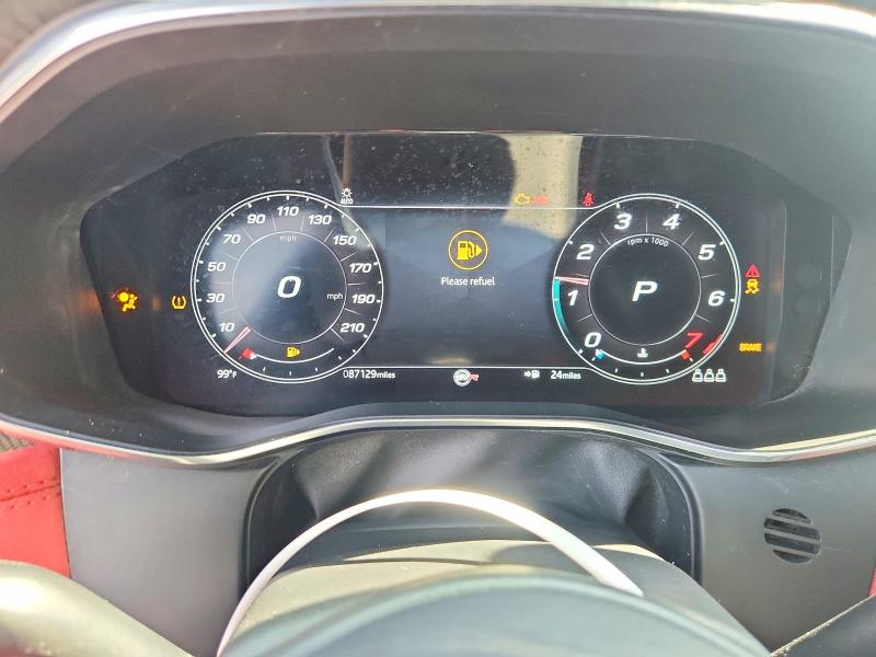 2021 Jaguar F-pace VIN SADCZ2EE1MA668641 COPART salvage auction — NORMAL WEAR, Tx - Certificate Of Title, sold $22,800 on 2026-07-16 (photo 9)