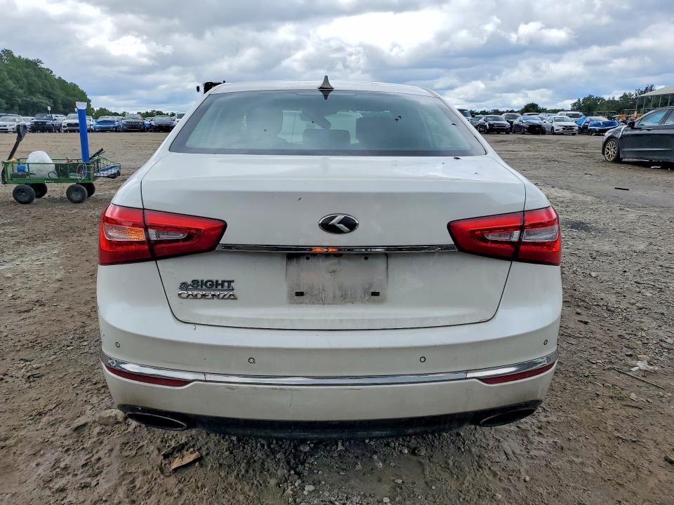 2015 Kia Cadenza VIN KNALN4D76F5168358 COPART salvage auction — FRONT END, GA - CERT OF TITLE-SALVAGE, sold $925 on 2026-07-31 (photo 6)