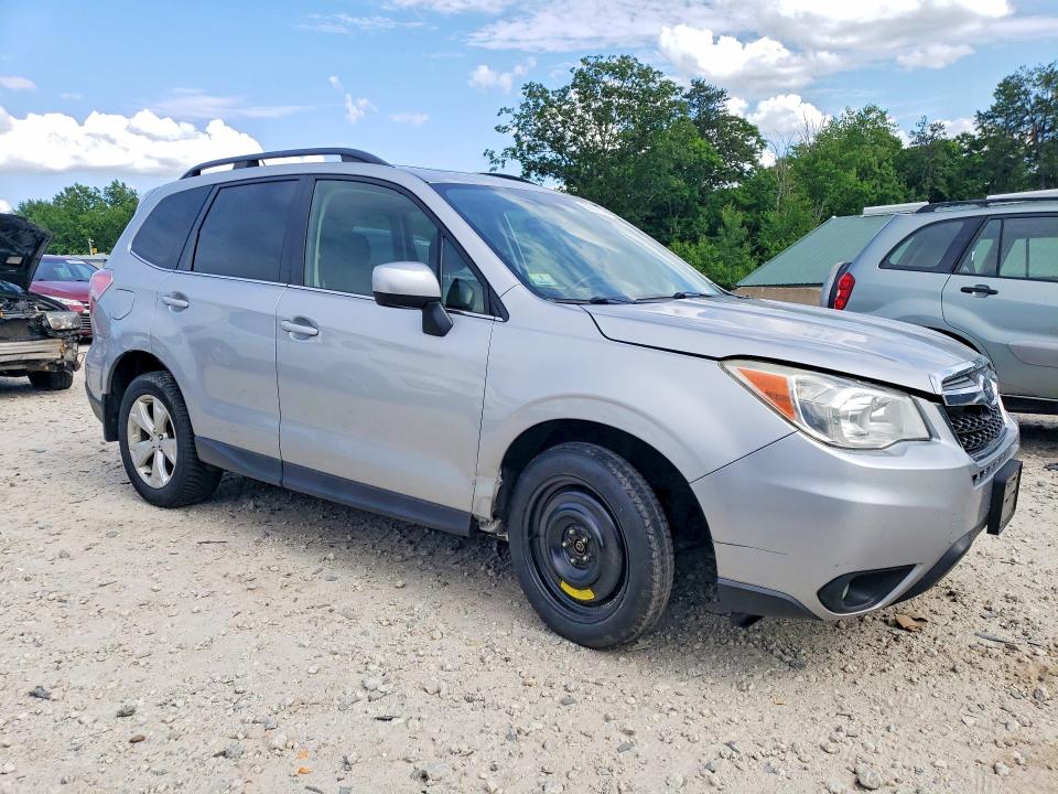 2015 Subaru Forester VIN JF2SJAHCXFH488170 COPART salvage auction — REAR END, Ma - Cert Of Title-Reconstrctd Coll, sold $450 on 2026-07-15 (photo 4)