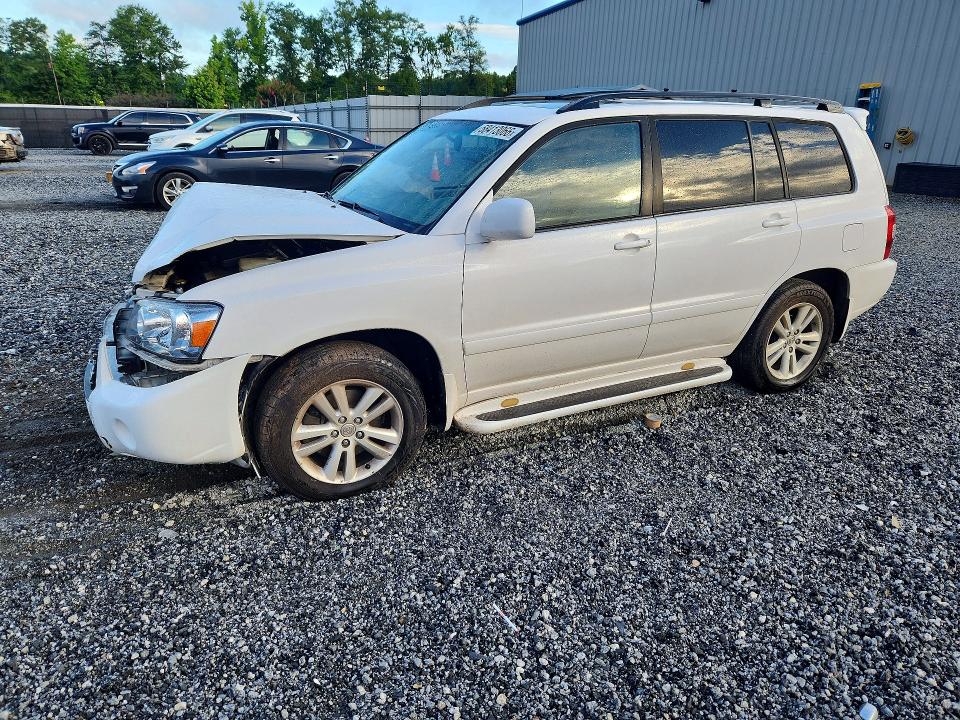 2006 Toyota Highlander VIN JTEDW21A860014932 COPART salvage auction — FRONT END, Sc - Cert Of Title-Salvage, sold $600 on 2026-07-27 (photo 1)