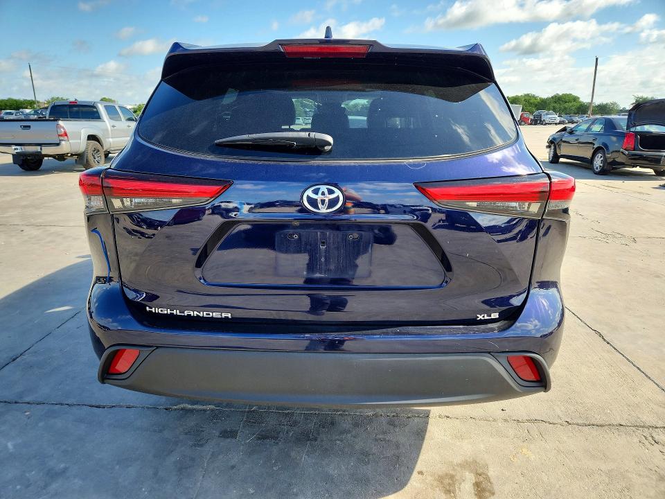 2020 Toyota VIN 5TDGZRAHXLS020285 COPART salvage auction — HAIL, Sc - Cert Of Title-Salvage, sold $16,500 on 2026-07-16 (photo 6)