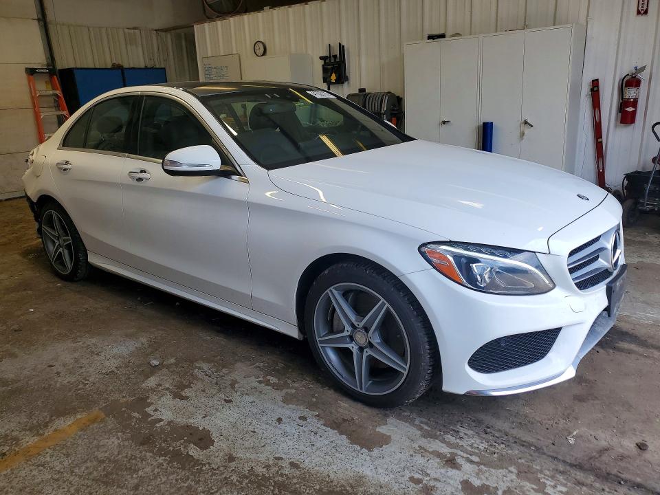 2015 Mercedes-benz C-klasse VIN 55SWF4KB8FU012937 COPART salvage auction — REAR END, Me - Cert Of Title-Salvage Collisio, sold $4,100 on 2026-07-09 (photo 4)
