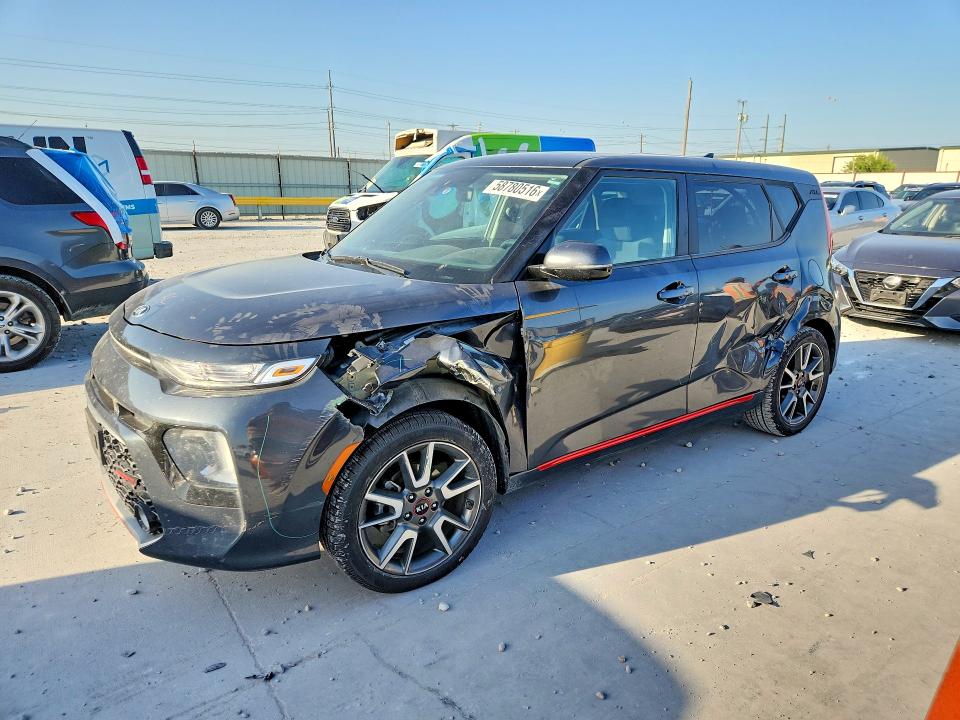 2021 Kia Soul VIN KNDJ63AU6M7792299 COPART salvage auction — SIDE, Tx - Salvage Vehicle Title, sold $2,650 on 2026-07-02 (photo 1)