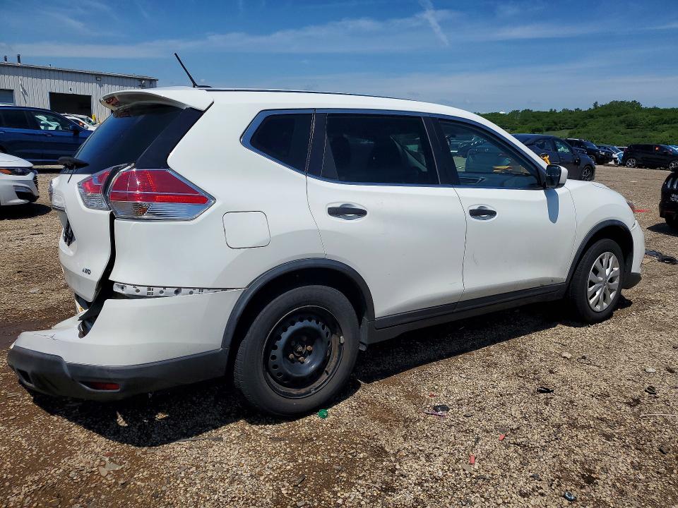 2016 Nissan VIN KNMAT2MV1GP737898 COPART salvage auction — FRONT END, Il - Salvage Certificate, sold $750 on 2026-07-31 (photo 3)