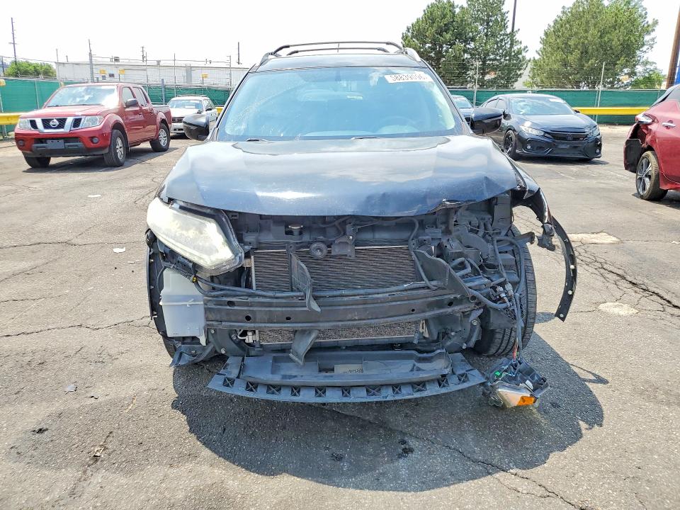 2016 Nissan Rogue VIN KNMAT2MV9GP617914 COPART salvage auction — FRONT END, Co - Public - Salvage Title, sold $775 on 2026-07-14 (photo 5)