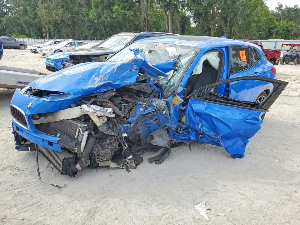 2018 BMW X2 VIN WBXYJ5C33JEF74704 COPART salvage auction — FRONT END, Fl - Cert Of Title Slvg Rebuildable, sold $750 on 2026-07-07 (photo 1)
