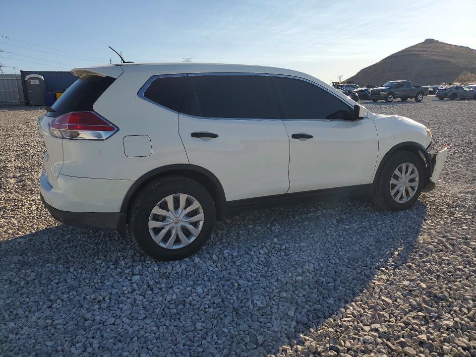 2016 Nissan Rogue VIN JN8AT2MT7GW023217 COPART salvage auction — FRONT END, Nv - Salvage Title, sold $1,900 on 2026-07-08 (photo 3)