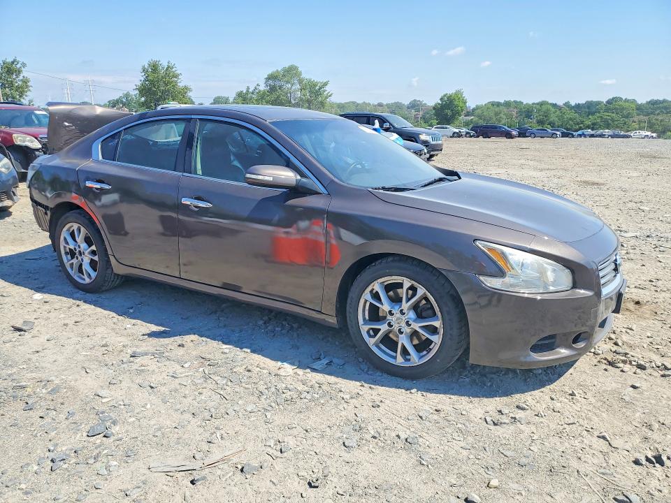 2012 Nissan Maxima VIN 1N4AA5AP9CC864967 COPART salvage auction — REAR END, Md - Cert Of Salvage > 75% Damage, sold $400 on 2026-07-02 (photo 4)