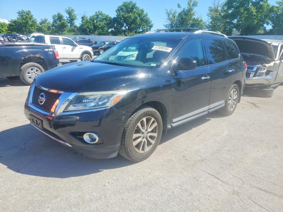 2013 Nissan VIN 5N1AR2MM0DC641667 COPART salvage auction — SIDE, Id - Salvage Certificate Of Title, sold $575 on 2026-07-02 (photo 1)