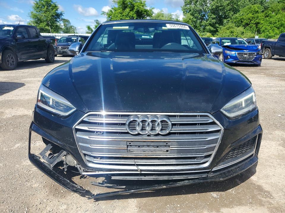 2018 Audi Rs5 VIN WAU24GF54JN007690 COPART salvage auction — FRONT END, On - Permit Salvage, sold $4,550 on 2026-07-21 (photo 4)