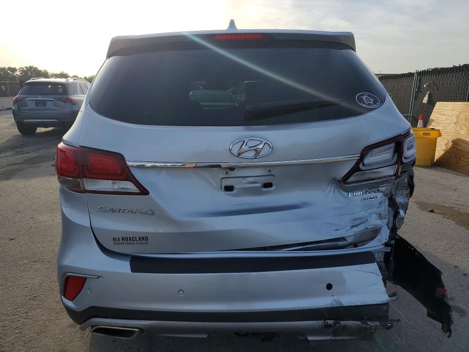 2017 Hyundai Santa fe VIN KM8SR4HF1HU209360 COPART salvage auction — REAR END, Fl - Cert Of Title Slvg Rebuildable, sold $3,250 on 2026-07-14 (photo 6)