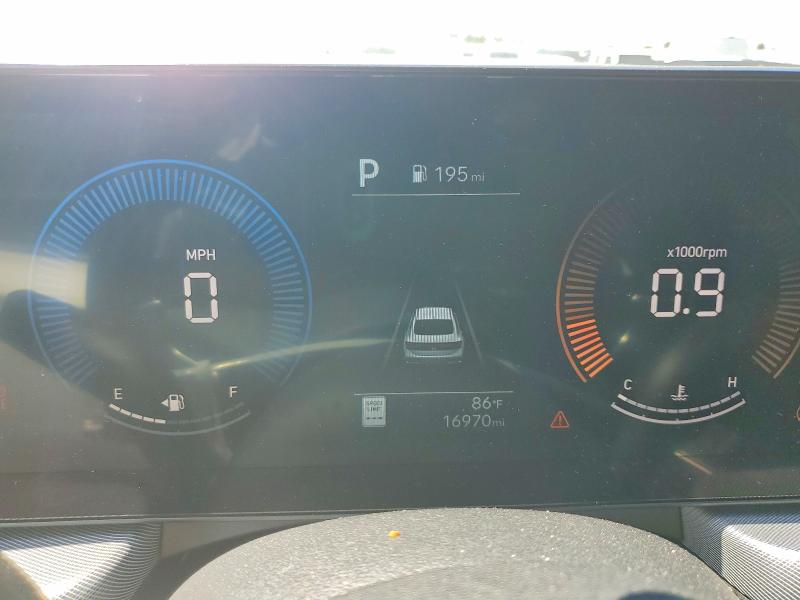 2025 Hyundai Sonata VIN KMHL64JA8SA510065 COPART salvage auction — FRONT END, CA - NON-REPAIRABLE VEHICLE CERT, sold $7,500 on 2026-07-20 (photo 9)