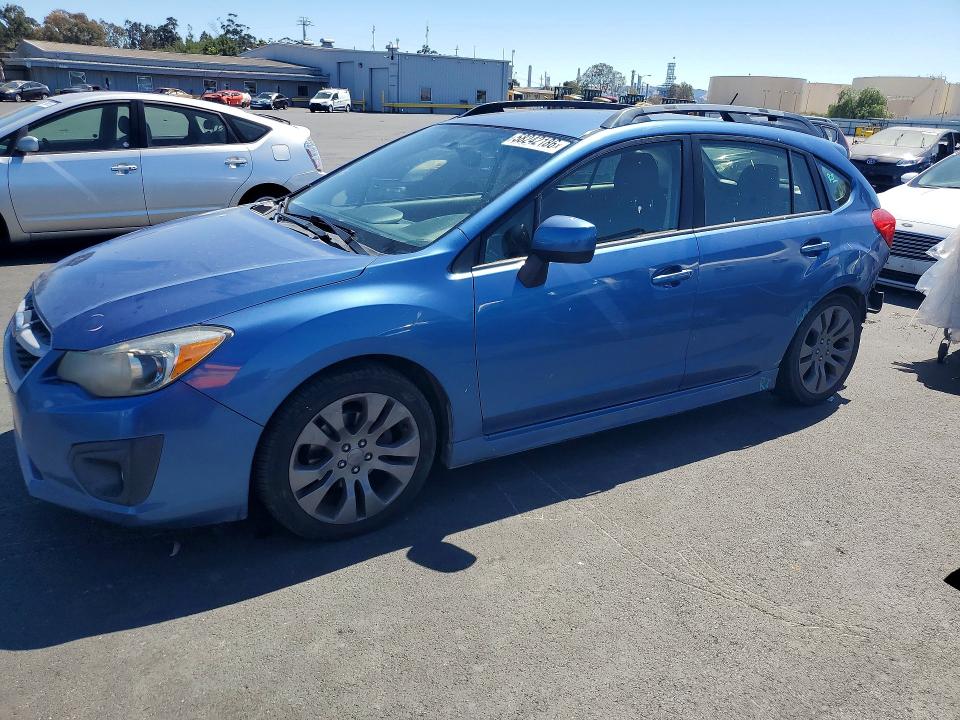 2014 Subaru VIN JF1GPAL6XE8288012 COPART salvage auction — REAR END, Ca - Salvage Certificate, sold $1,800 on 2026-07-13 (photo 1)