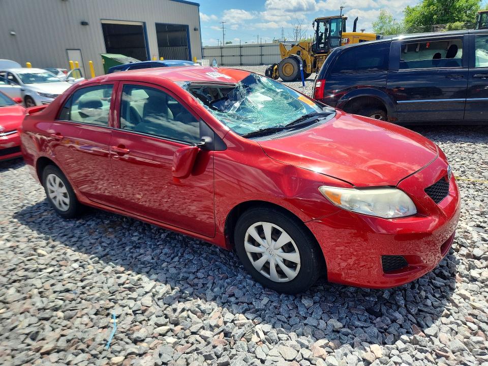 2009 Toyota Corolla VIN JTDBL40E299041788 COPART salvage auction — ROOF, Wi - Junked Vehicle Bill Of Sale, sold $475 on 2026-07-13 (photo 4)