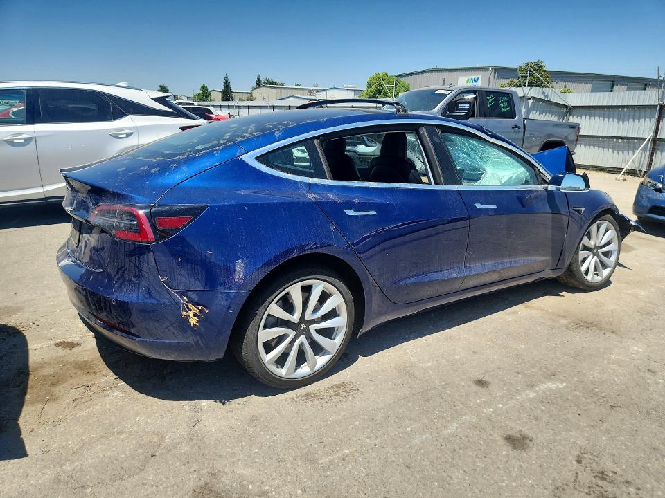 2019 Tesla VIN 5YJ3E1EA7KF311595 COPART salvage auction — FRONT END, Ca - Non-Repairable Vehicle Cert, sold $2,550 on 2026-07-31 (photo 3)