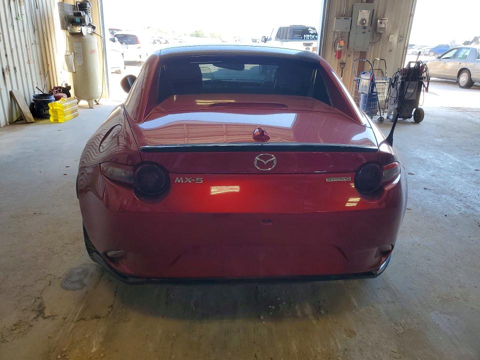 2021 Mazda Mx-5 VIN JM1NDAM74M0454233 COPART salvage auction — WATER/FLOOD, Tx - Salvage Title-Flood Damage, sold $1,100 on 2026-07-24 (photo 6)