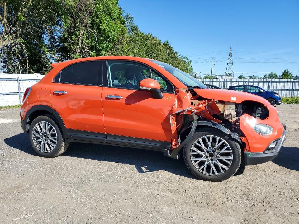 2016 Fiat 500x VIN ZFBCFYCT3GP515918 COPART salvage auction — FRONT END, On - Permit Salvage, sold $1,150 on 2026-07-07 (photo 4)