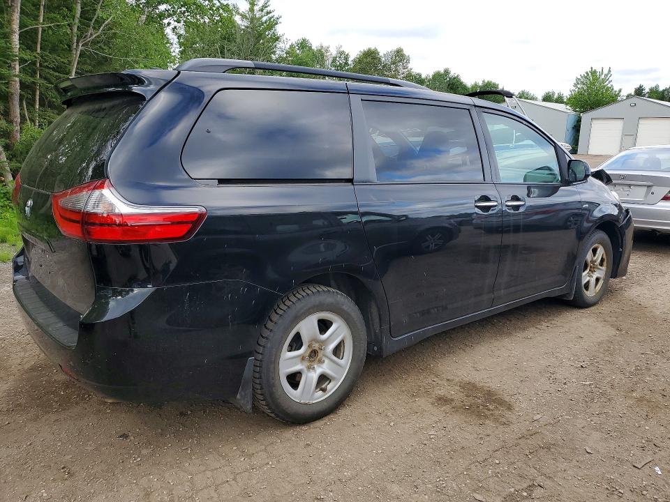 2020 Toyota Sienna VIN 5TDDZ3DC5LS228722 COPART salvage auction — FRONT END, ON - PERMIT SALVAGE, sold $3,400 on 2026-07-30 (photo 3)