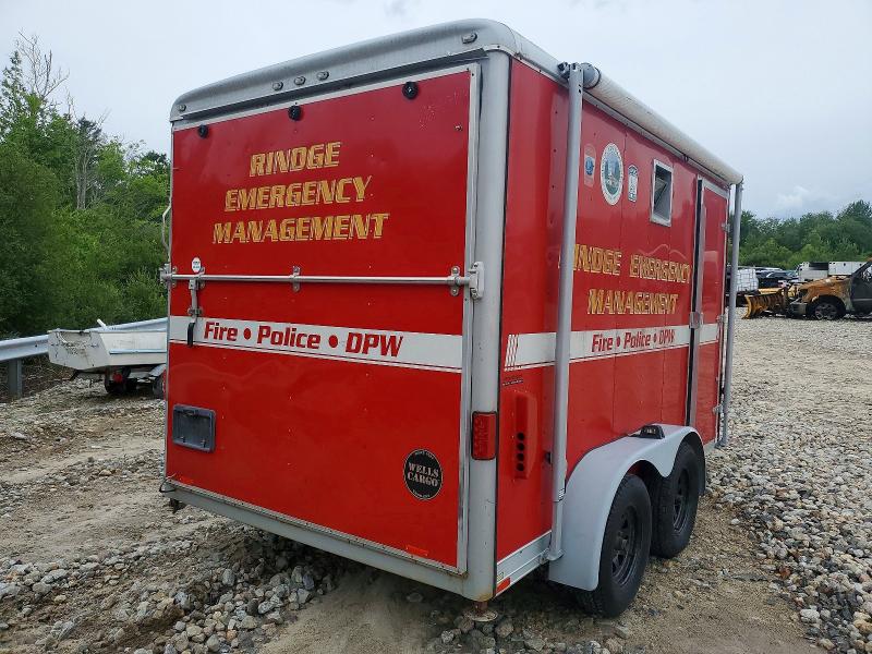 2005 Well Trailers VIN 1WC200E2751111680 COPART salvage auction — ROOF, NH - CERT OF TITLE-SALVAGE, sold $150 on 2026-07-30 (photo 4)