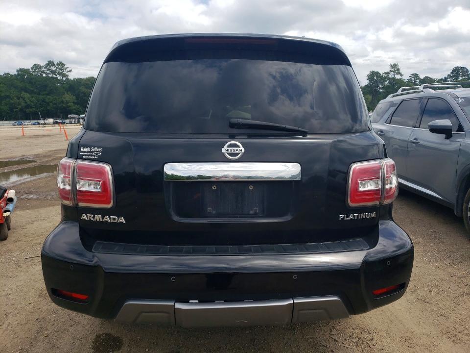 2019 Nissan Armada VIN JN8AY2NF6K9352444 COPART salvage auction — FRONT END, La - Cert Of Title-Salvage, sold $2,450 on 2026-07-17 (photo 6)