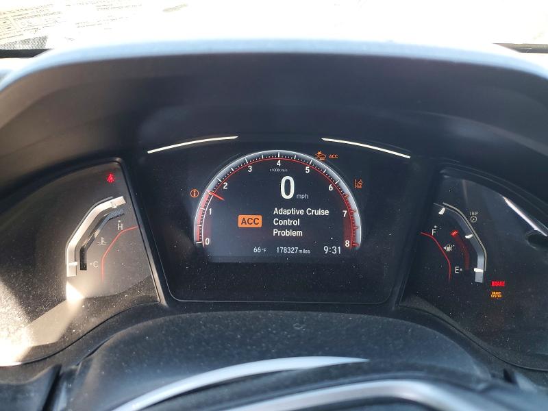 2019 Honda Civic VIN SHHFK7G49KU219077 COPART salvage auction — REAR END, Pa - Certificate Of Salvage, sold $2,800 on 2026-07-10 (photo 9)