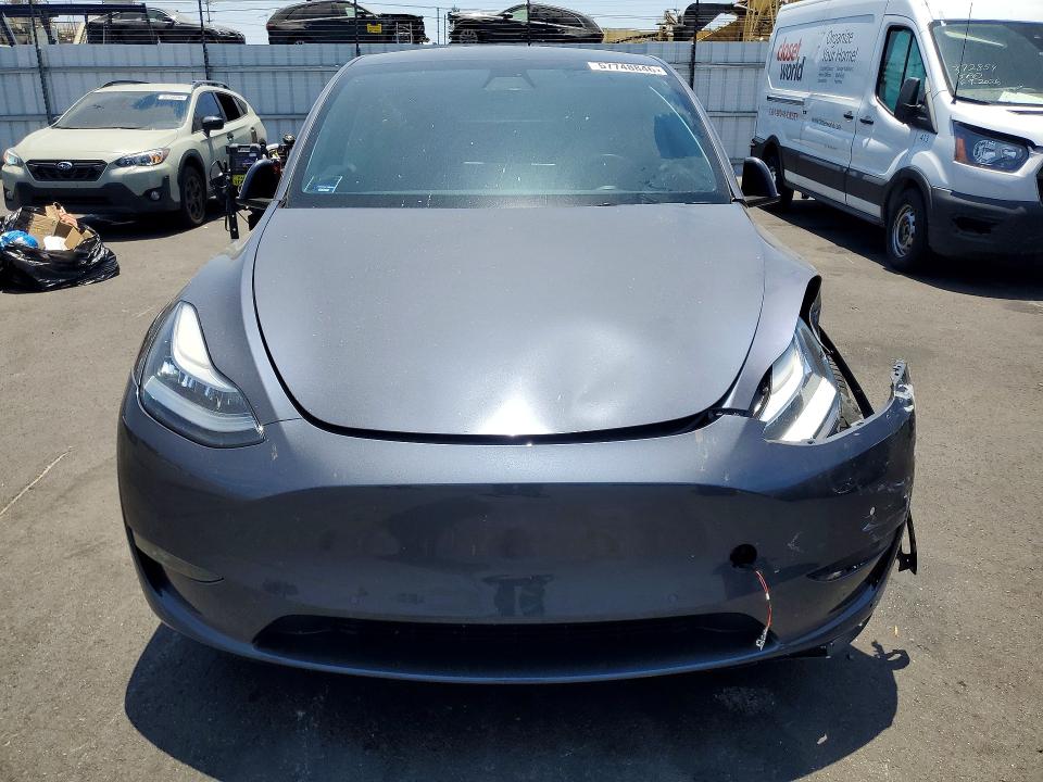 2021 Tesla VIN 5YJYGDEF9MF098732 COPART salvage auction — FRONT END, Ca - Salvage Certificate, sold $8,800 on 2026-07-15 (photo 5)