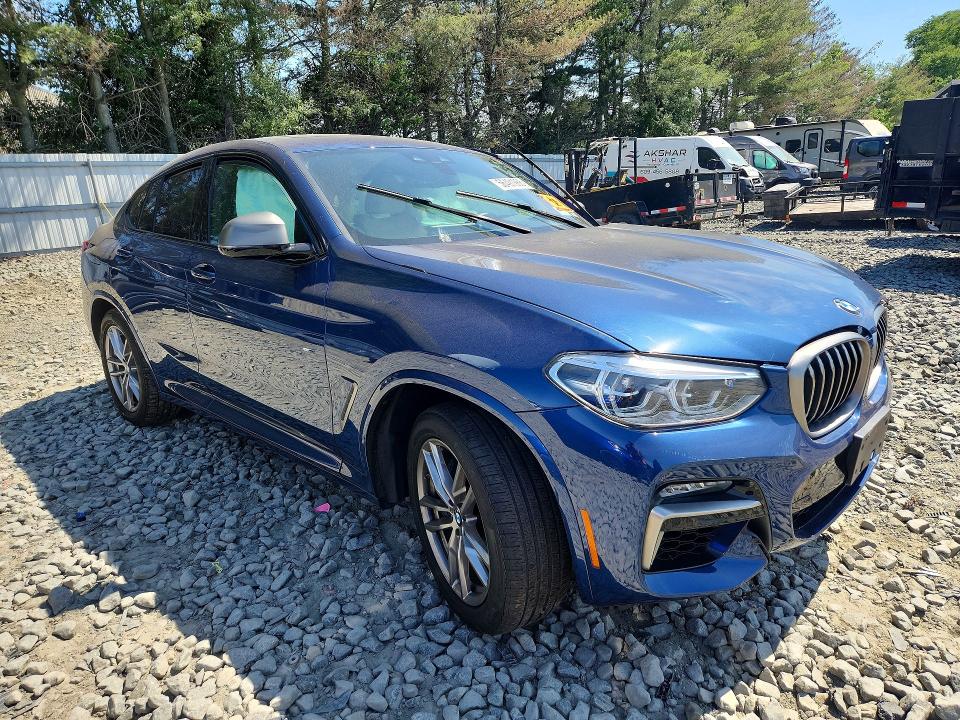 2021 BMW X4 VIN 5UX2V5C03M9E50831 COPART salvage auction — FRONT END, Ny - Mv-907A Salvage Certificate, sold $9,300 on 2026-07-22 (photo 4)