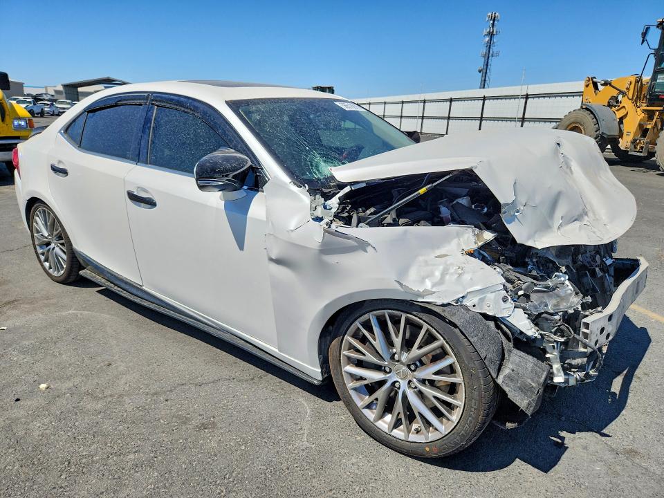 2016 Lexus Is VIN JTHBA1D22G5037134 COPART salvage auction — FRONT END, Ca - Salvage Certificate, sold $1,200 on 2026-07-30 (photo 4)