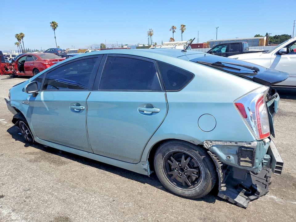 2013 Toyota VIN JTDKN3DU8D1702298 COPART salvage auction — REAR END, Ca - Salvage Certificate, sold $725 on 2026-07-10 (photo 2)