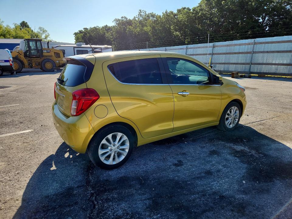 2022 Chevrolet Spark VIN KL8CF6SA1NC032409 COPART salvage auction — HAIL, Mo - Salvage Certificate Of Title, sold $4,100 on 2026-07-27 (photo 3)