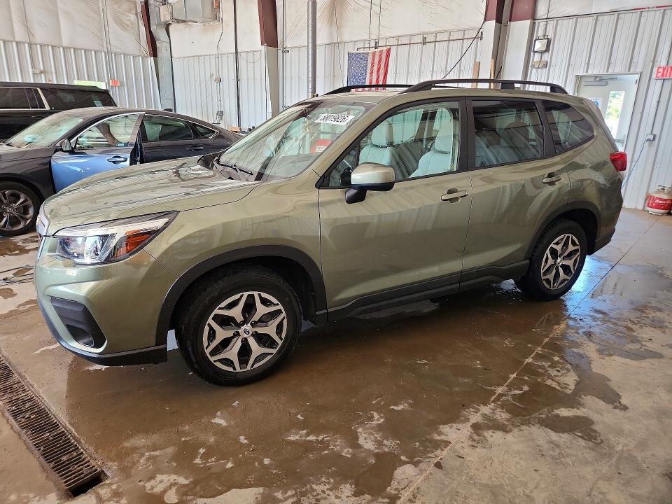 2020 Subaru Forester VIN JF2SKAJC5LH466970 COPART salvage auction — HAIL, Wi - Cert Of Title-Claim Paid, sold $12,200 on 2026-07-13 (photo 1)