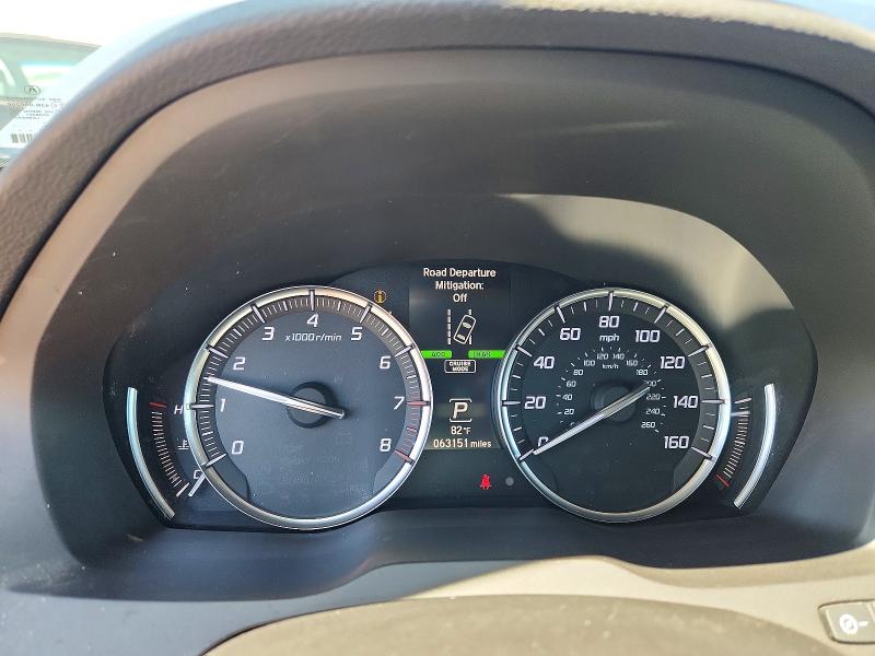 2020 Acura VIN 5J8YD4H52LL000021 COPART salvage auction — REAR END, Ut - Salvage Certificate, sold $7,000 on 2026-07-02 (photo 9)