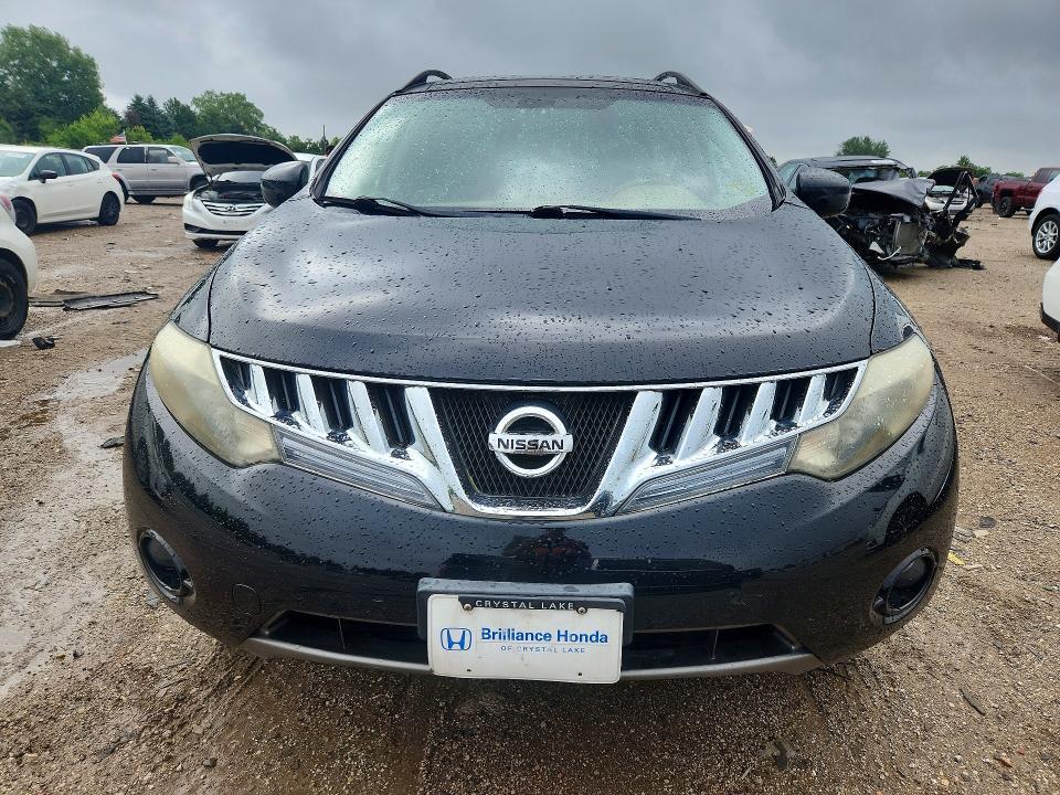 2009 Nissan Murano VIN JN8AZ18WX9W152746 COPART salvage auction — SIDE, IL - SALVAGE CERTIFICATE, sold $350 on 2026-07-16 (photo 5)