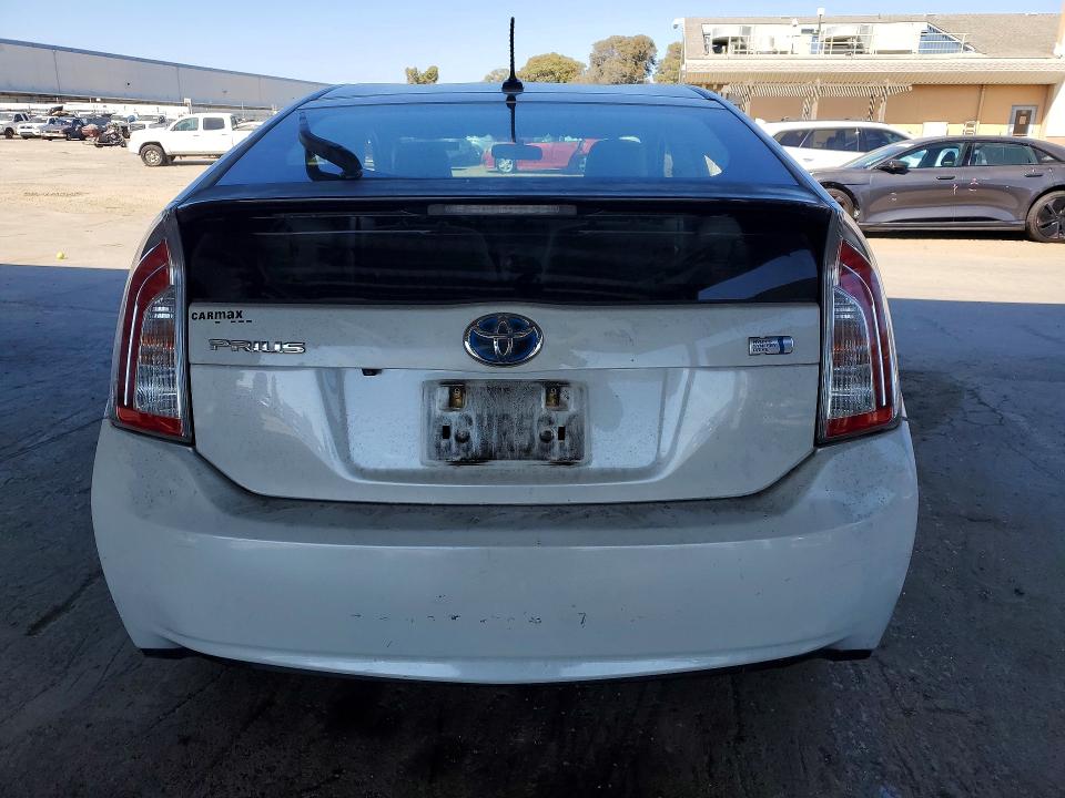 2012 Toyota VIN JTDKN3DU3C5411943 COPART salvage auction — VANDALISM, Ca - Salvage Certificate, sold $3,050 on 2026-07-14 (photo 6)