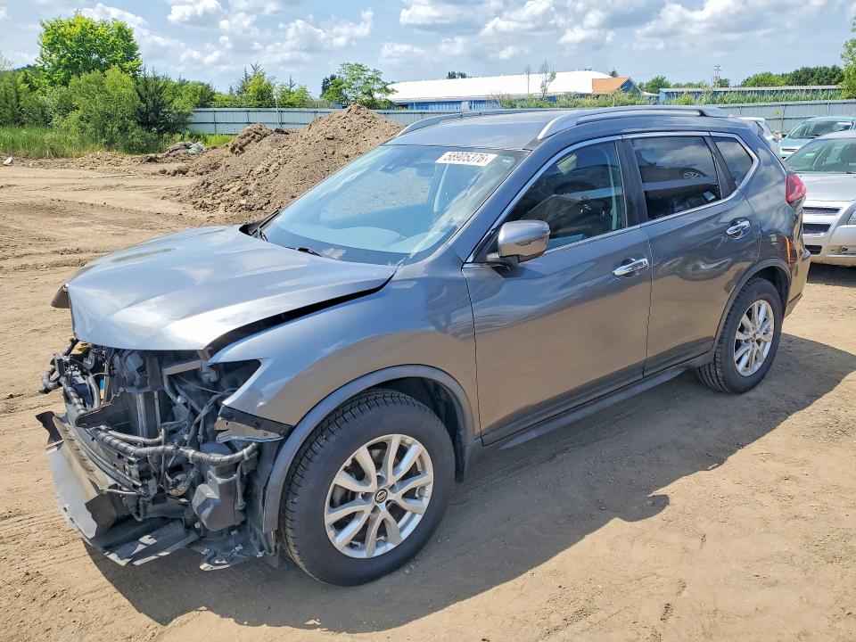 2019 Nissan Rogue VIN JN8AT2MV9KW391036 COPART salvage auction — FRONT END, Oh - Cert Of Title-Salvage, sold $1,700 on 2026-07-16 (photo 1)