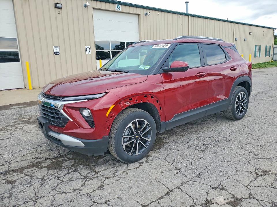 2025 Chevrolet Trailblazer VIN KL79MRSL5SB153131 COPART salvage auction — HAIL, Ny - Mv-907A Salvage Certificate, sold $9,000 on 2026-07-20 (photo 1)