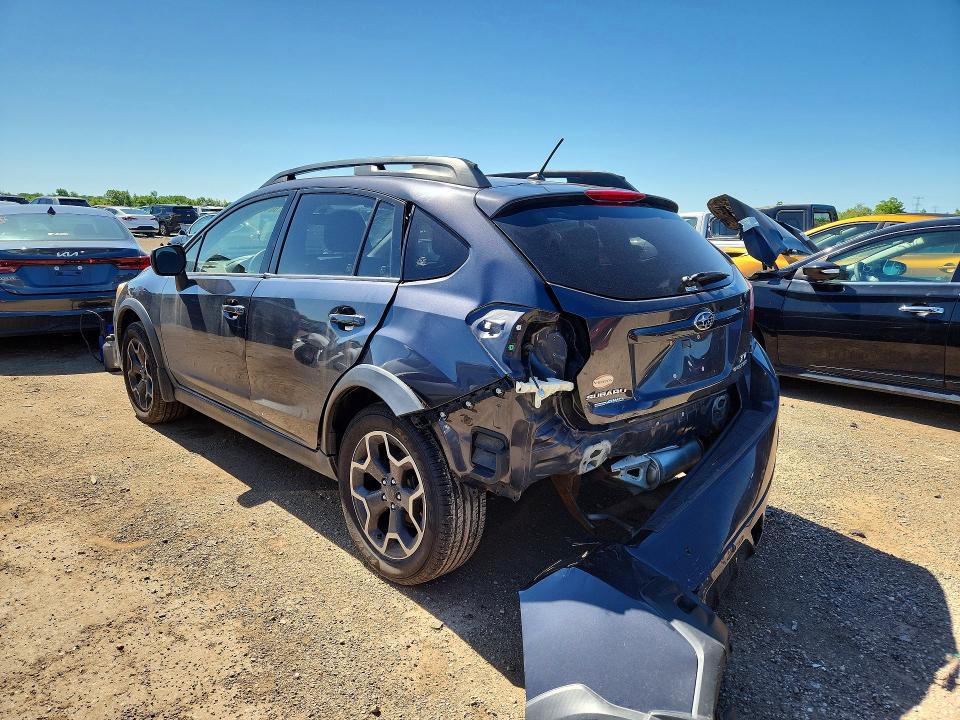 2013 Subaru Xv crosstrek VIN JF2GPACCXD1216834 COPART salvage auction — REAR END, Il - Salvage Certificate, sold $650 on 2026-07-09 (photo 2)
