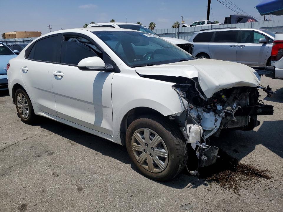 2022 Kia Rio VIN 3KPA24ADXNE509826 COPART salvage auction — FRONT END, Ca - App For Dup Clean Or Ac, sold $975 on 2026-07-09 (photo 4)